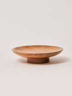 Raise Flat Bowl, Acacia Wood - Fleck