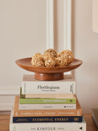Raise Flat Bowl, Acacia Wood - Fleck
