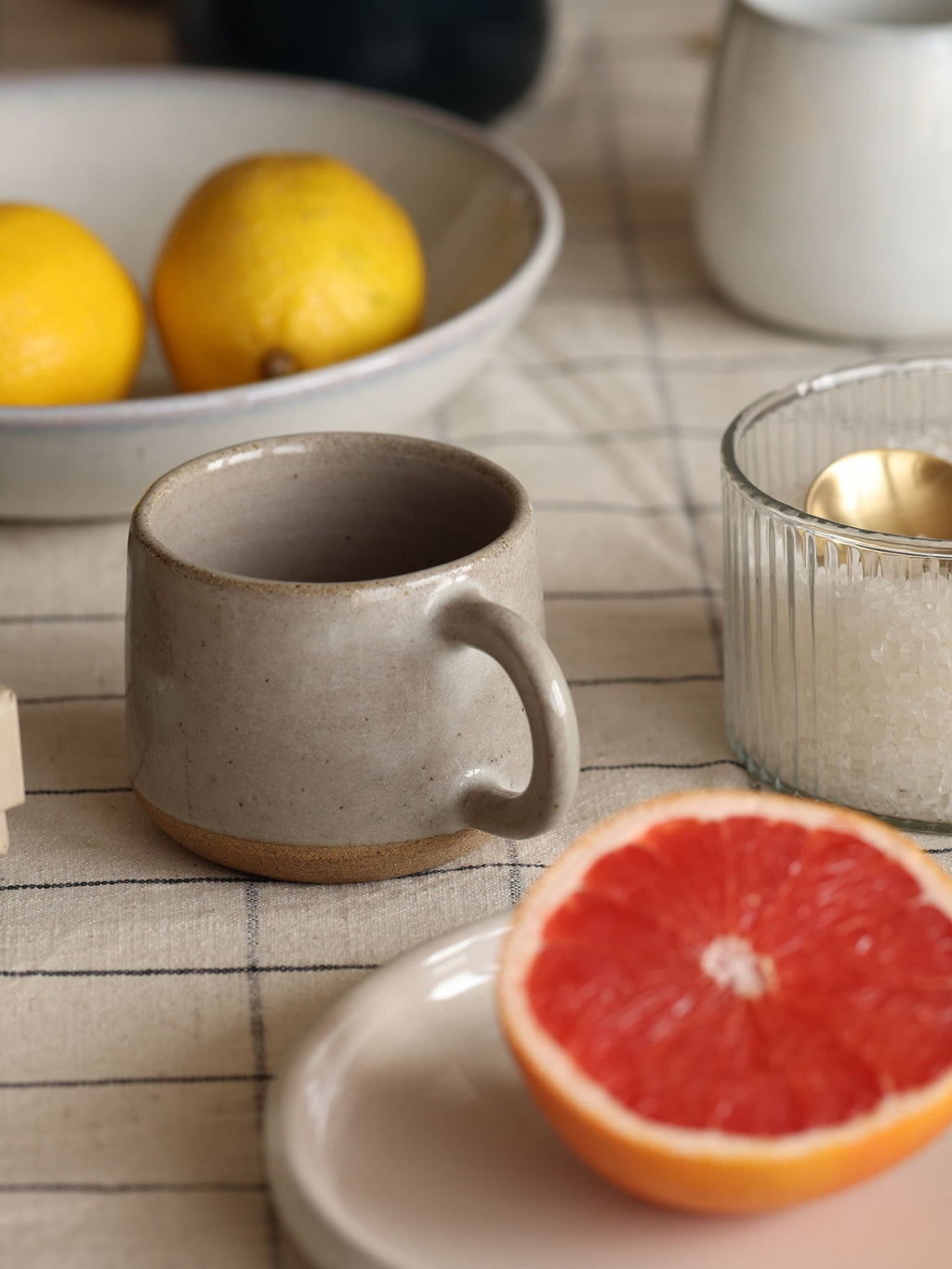 Sand Grey Ceramic Mugs Set By Fleck