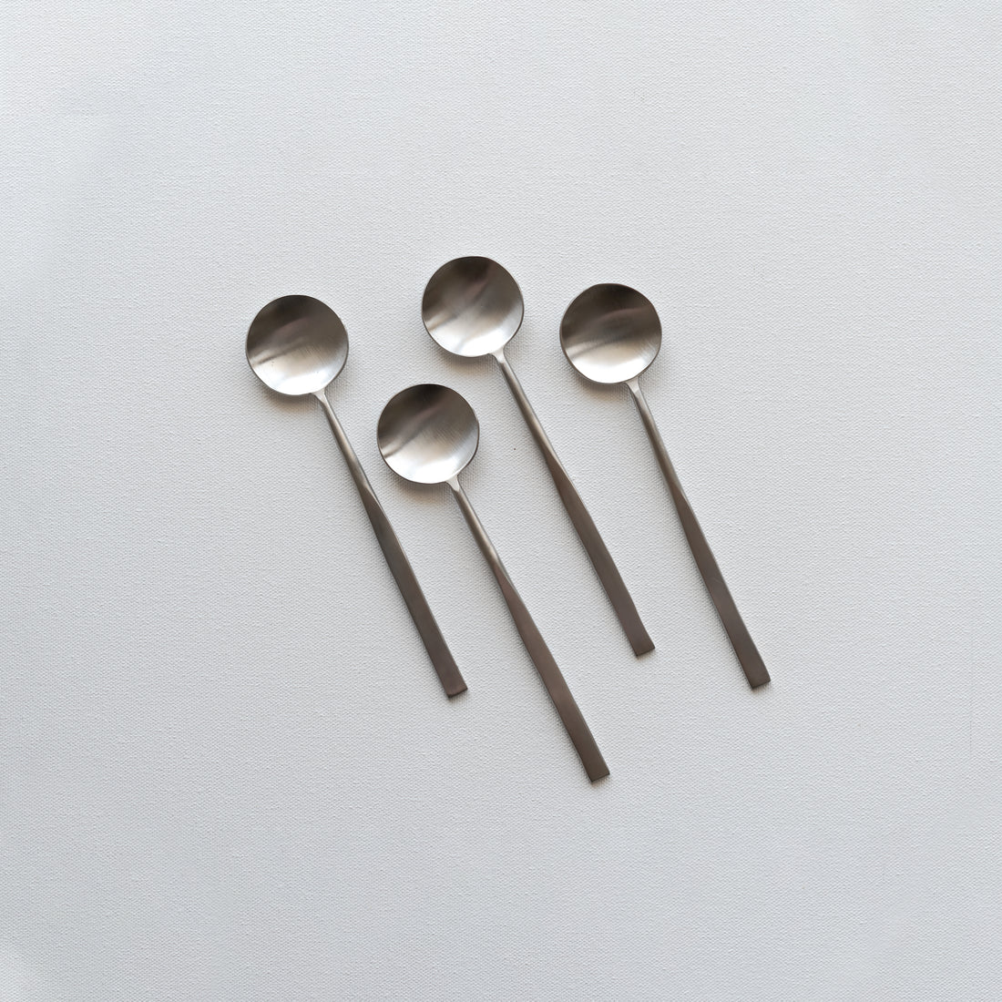 Set of 4 stainless steel spoons by fleck