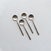 Set of 4 stainless steel spoons by fleck