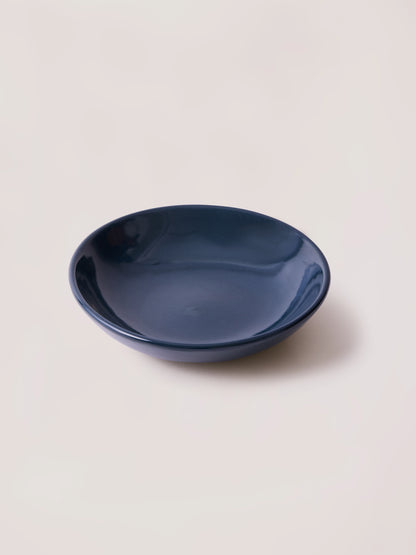 Deep blue Ceramic pasta bowl set