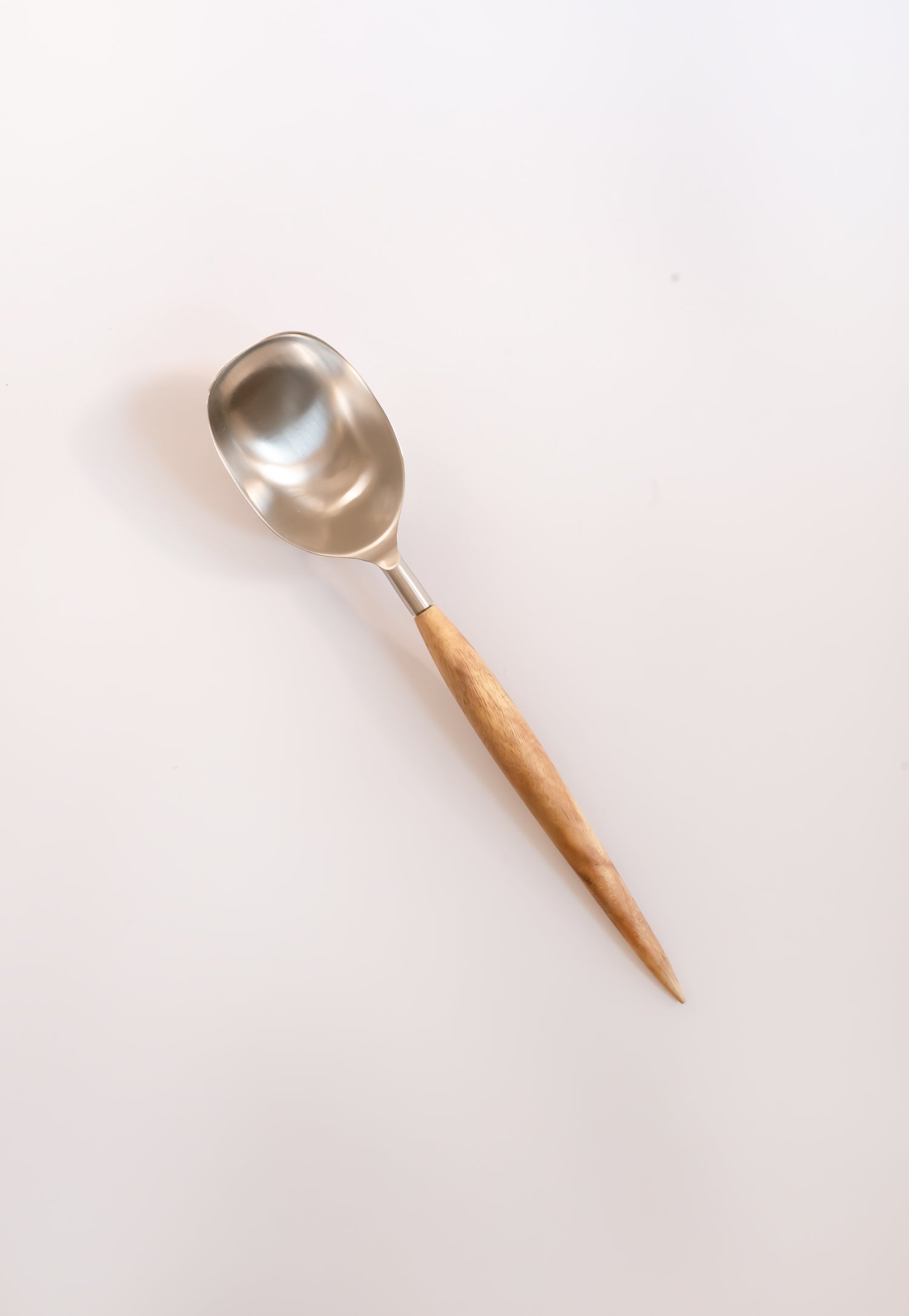 Stainless Steel Scooper 1 With Wooden Handle