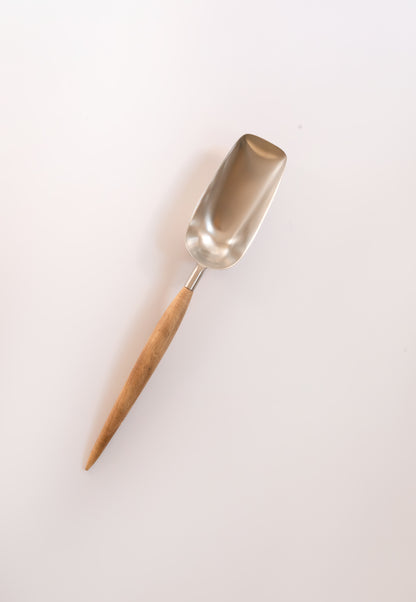 Stainless Steel Scooper 2 With Wooden Handle