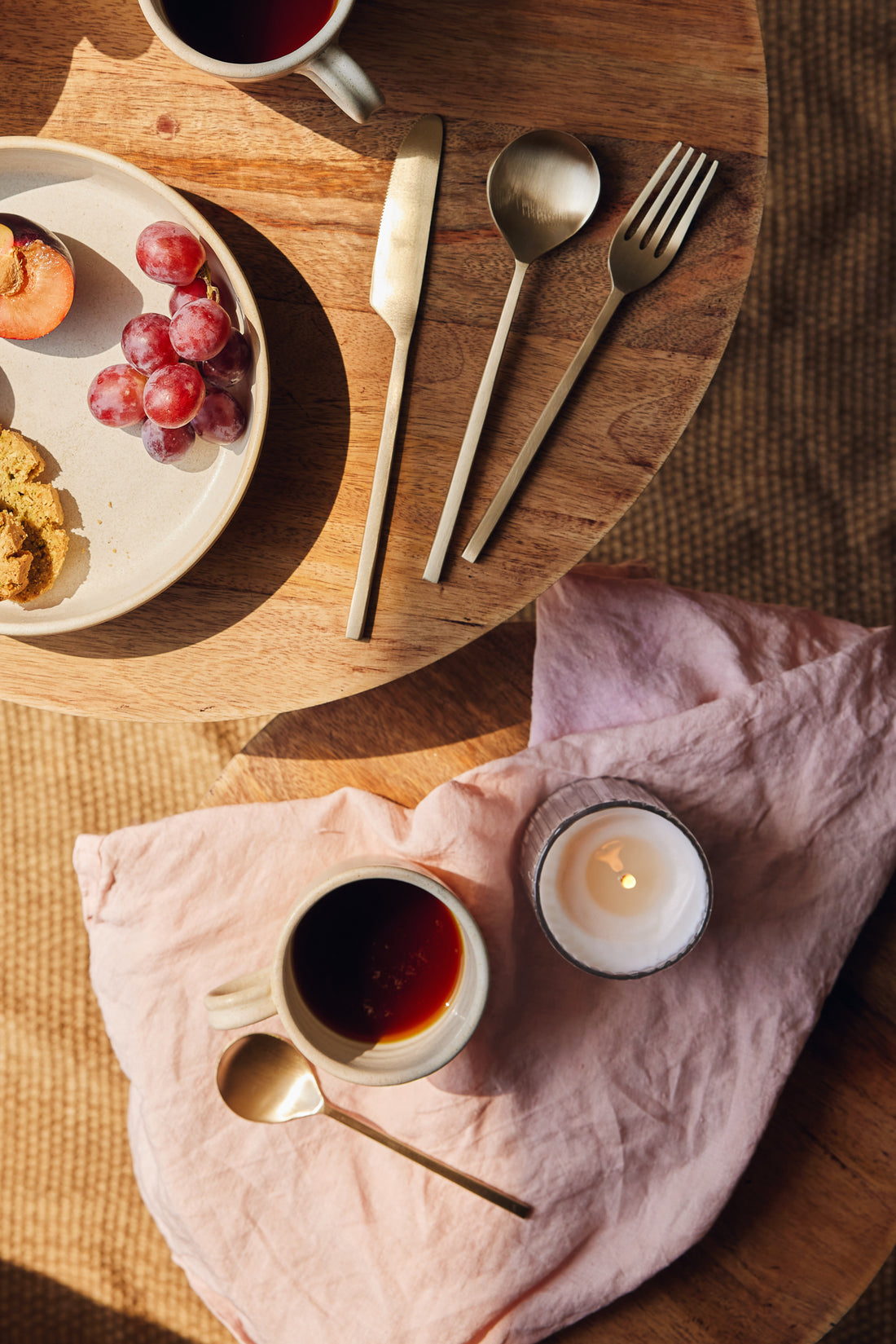 Taihi Brass Cutlery Set - Fleck