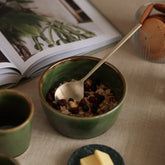 Taihi Brass Dinner Spoons Set, Champagne Gold - Fleck
