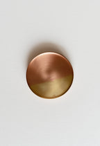 Two tone Brass Coasters copper & brass