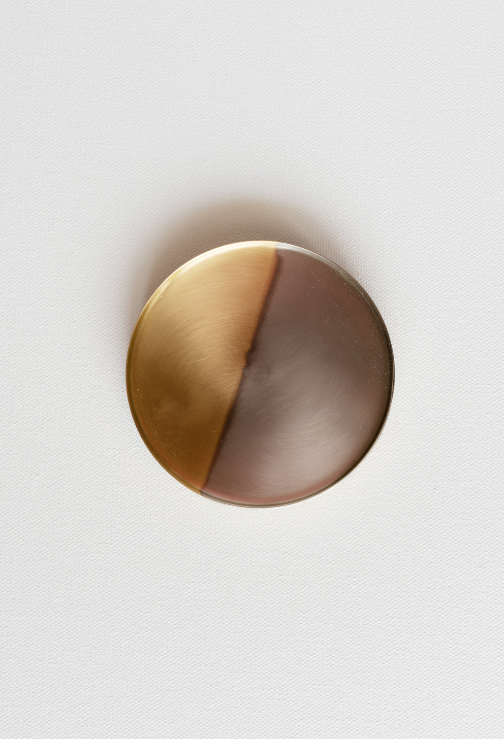 Two tone nickel & brass coasters - Fleck