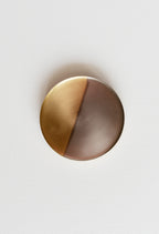 Two tone nickel & brass coasters - Fleck