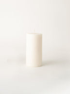 Milky White Pillar Candles