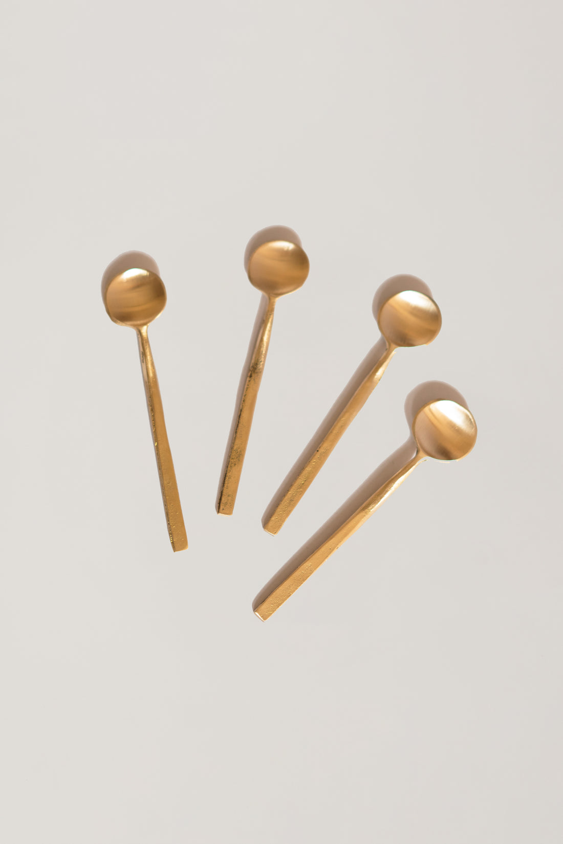 Wabi Brass Coffee spoons Set of 4