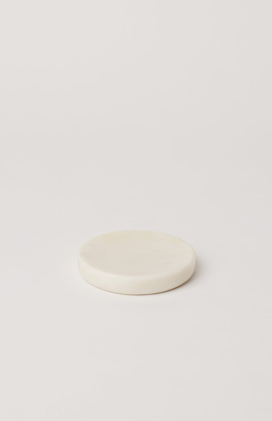 White Marble Dipping Bowls - Fleck