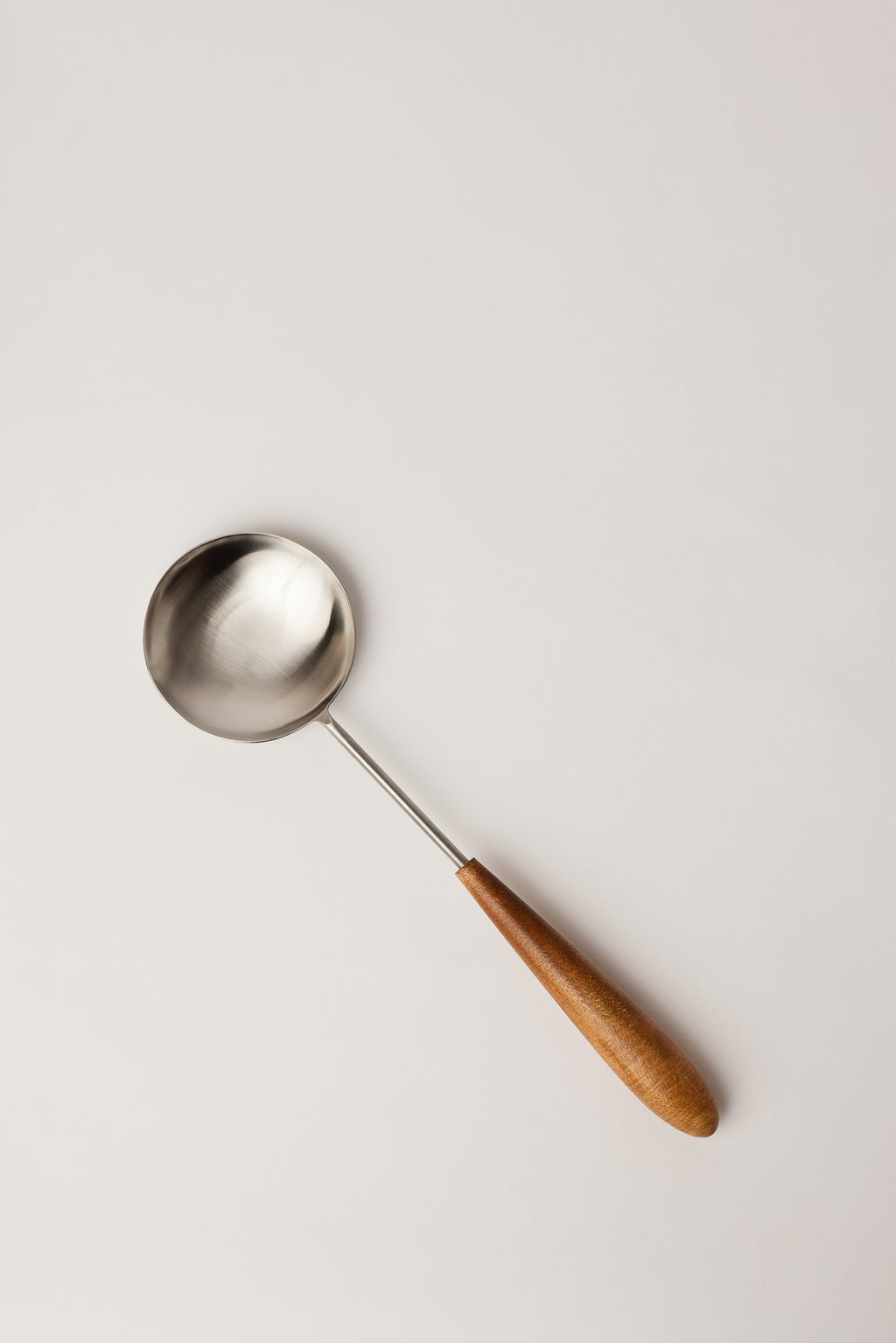Wood & Steel Serving Spoon - Fleck