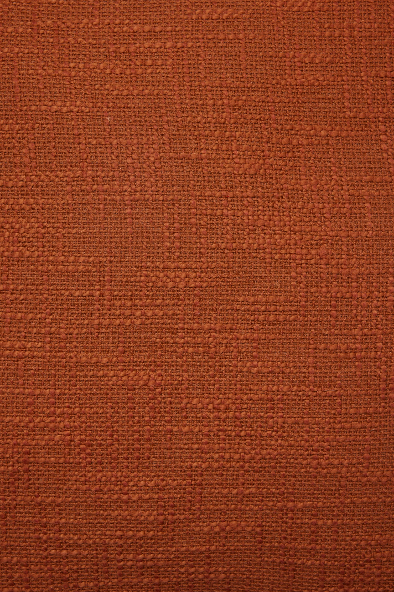 Terracotta Throw Pillow Cover with Piping - Fleck