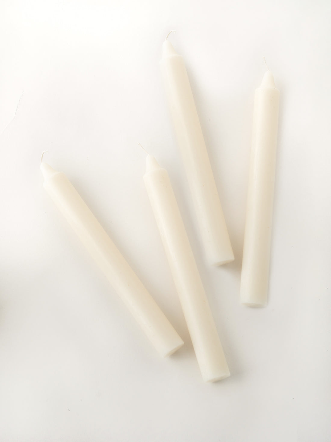 Thick Dinner Candles, Set of 4