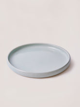 ceramic salad plate set aqua