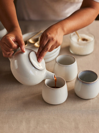 Shore tea ceramic Kettle